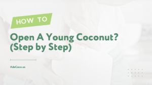 Read more about the article How To Open A Young Coconut? (Step by Step)